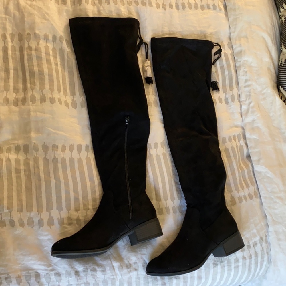 Black Over the Knee Boots